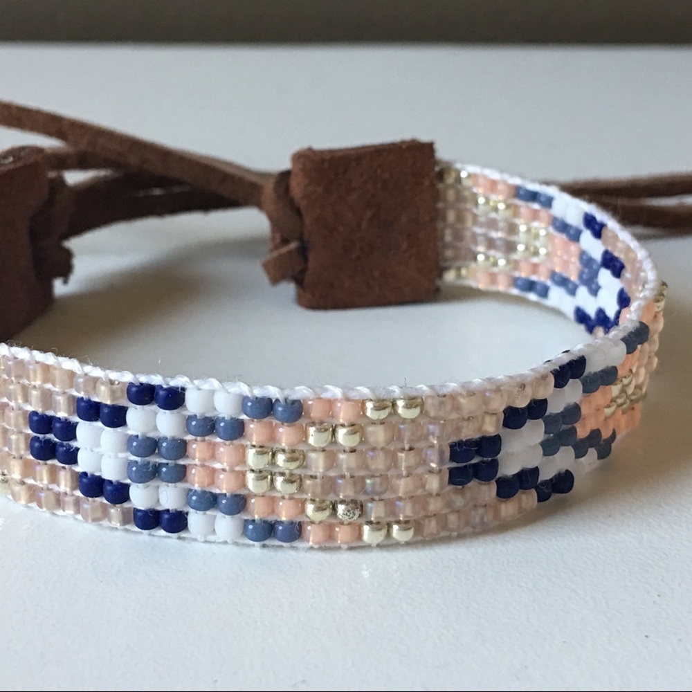 Chevron Stripe Loom Bracelet